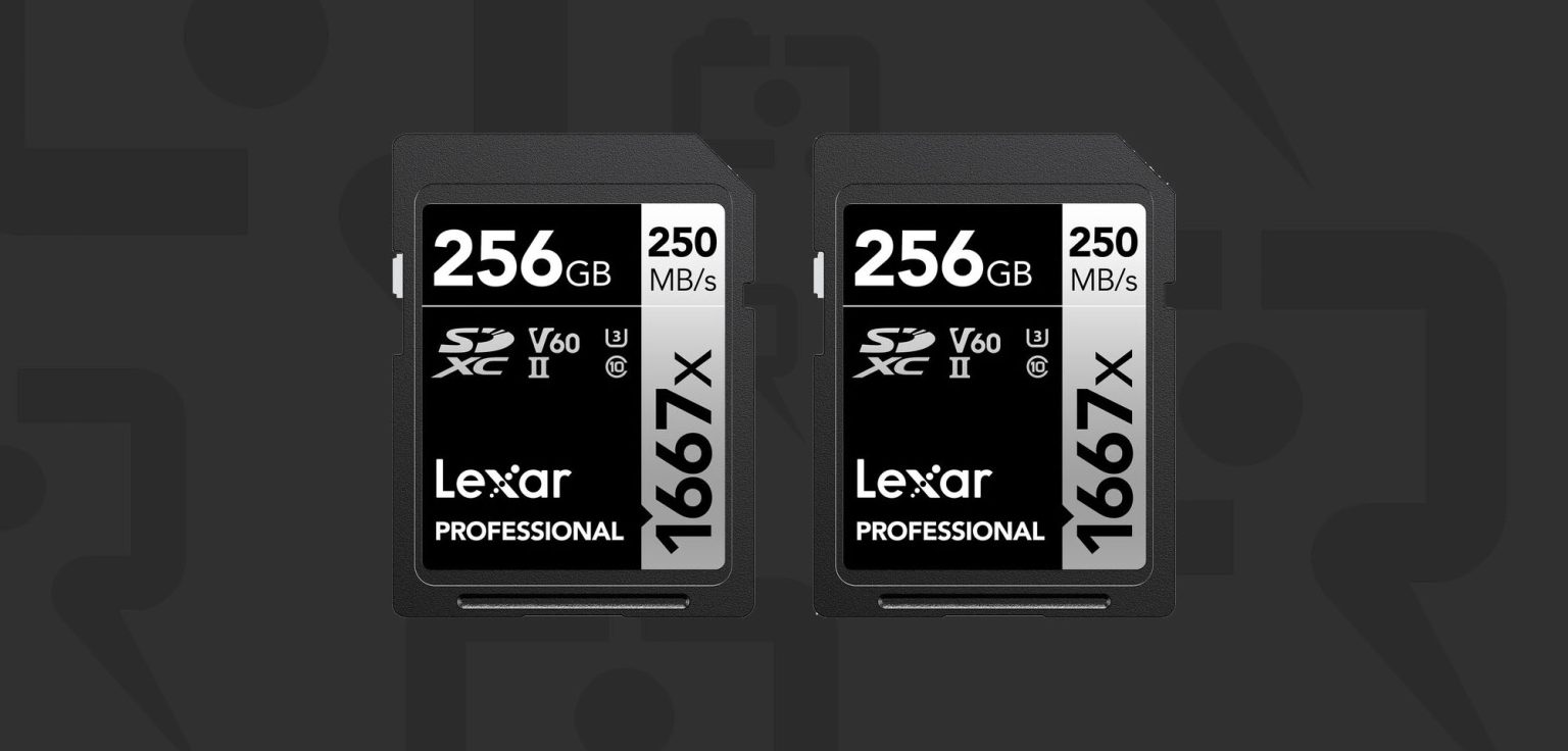 Lexar 256GB Professional 1667x UHS-II SDXC (2-Pack) $85 (Reg $175)