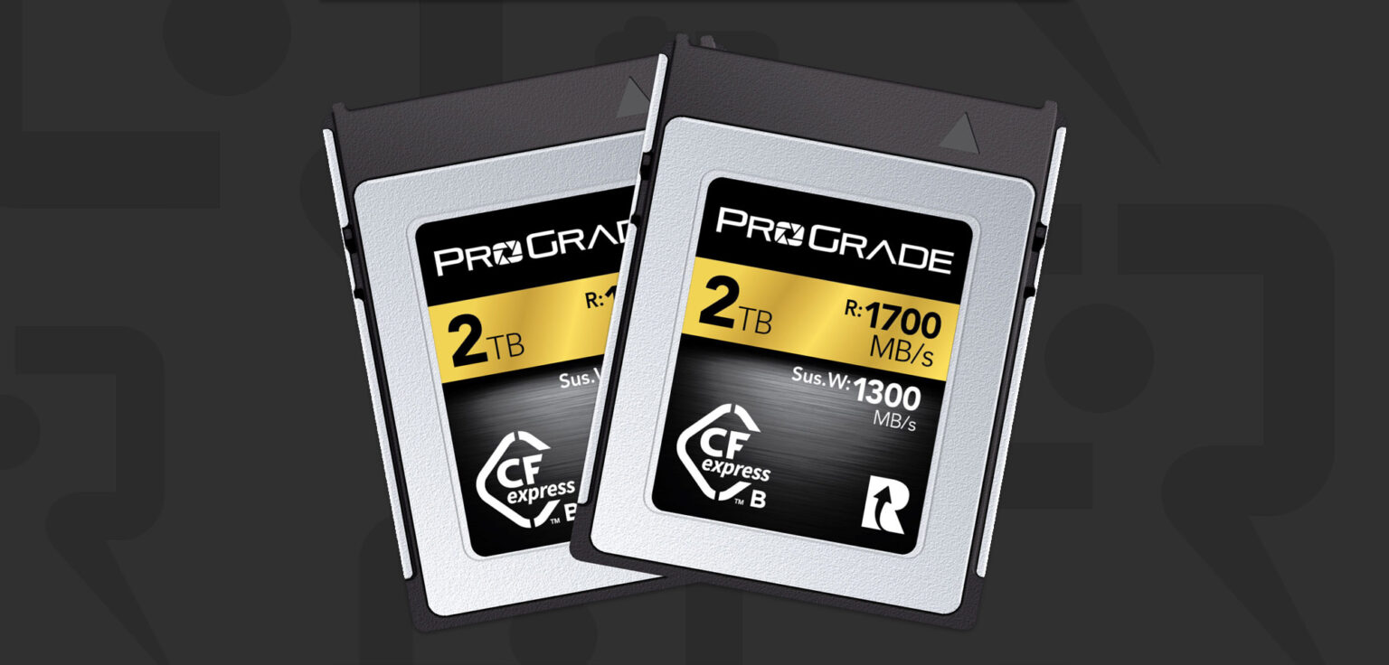 ProGrade Digital 2TB CFexpress 2.0 Type B Gold Memory Card (2-Pack) $739 (Reg $1439)